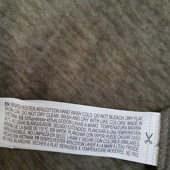 Forever 21 Olive Knit Top Short Sleeve Top - S - Picture 4 of 4